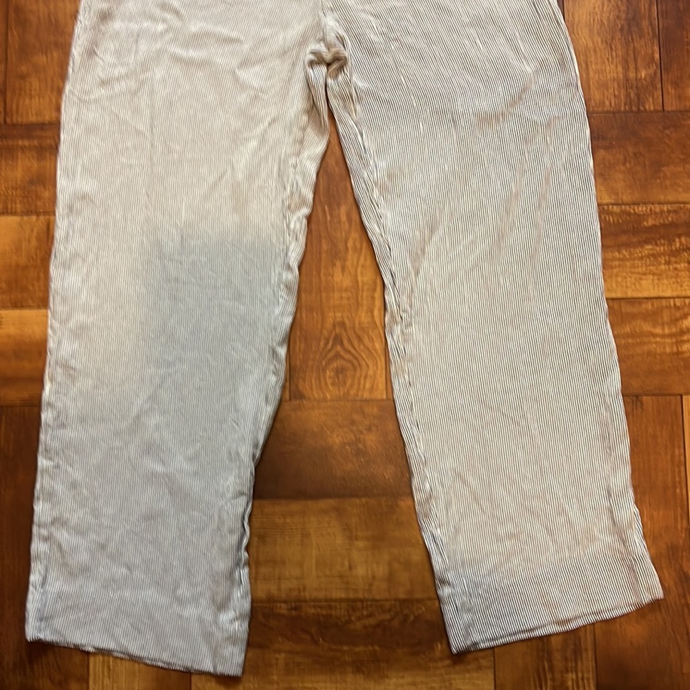 Liz Claiborne wide leg striped Rayon/Acetate Pants - Picture 4 of 8